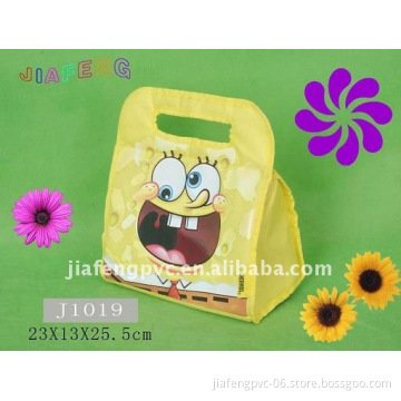 Cartoon Printing Polyester Packaging Bag for Gifts with Patch Handle